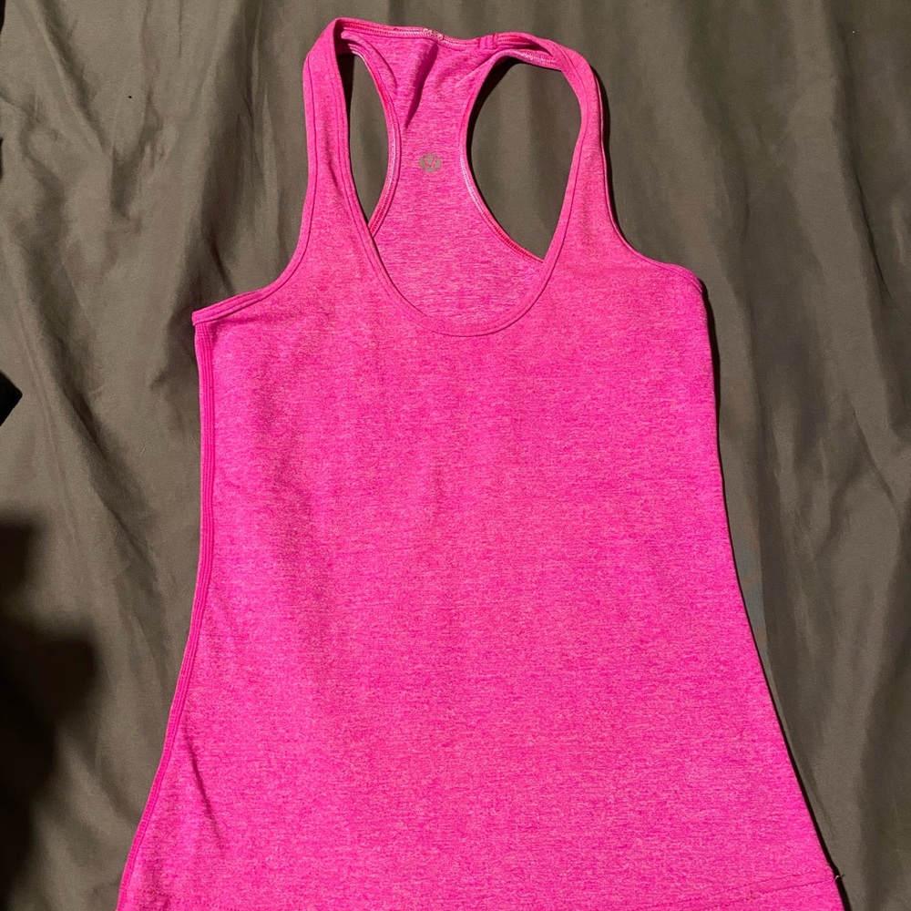 Lululemon hot pink tank